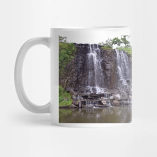 Waterfall on Campus of Far East Federal University, Vladivostok, Russia Mug